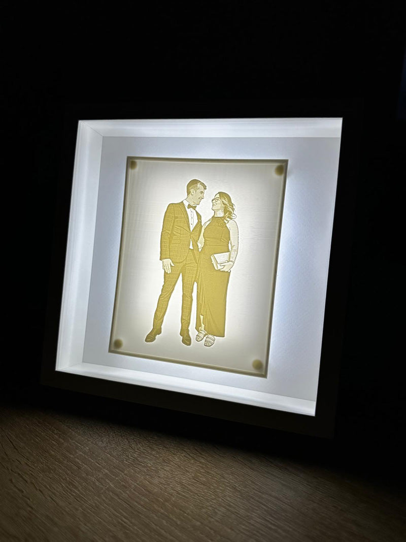 Litografía 3D personalizada · Edición Marco