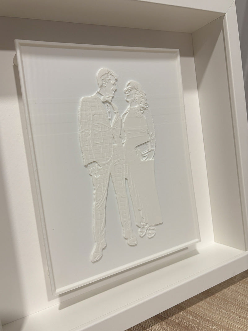 Litografía 3D personalizada · Edición Marco