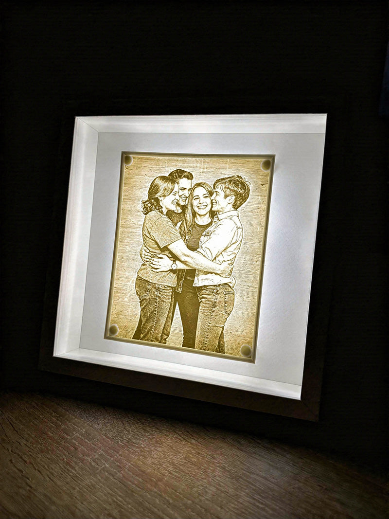 Litografía 3D personalizada · Edición Marco