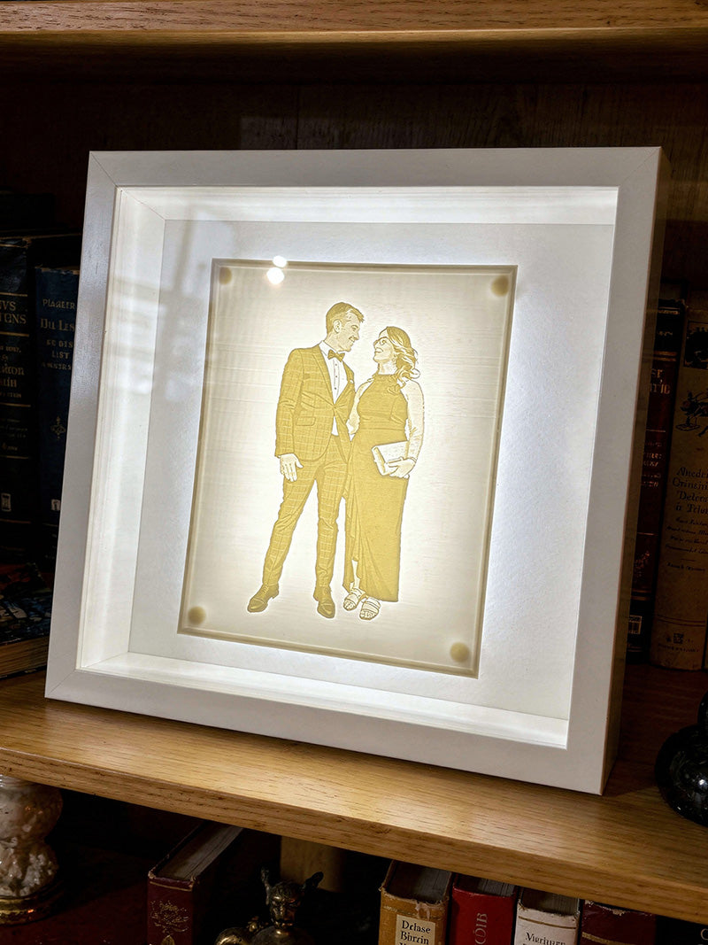 Litografía 3D personalizada · Edición Marco