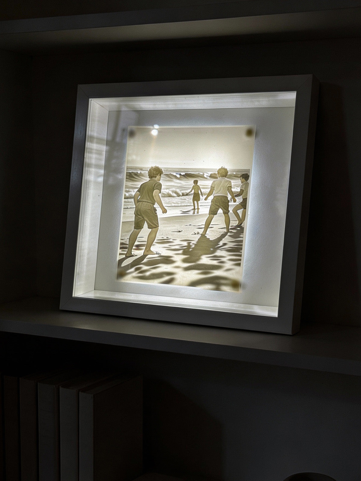 Litografía 3D personalizada · Edición Marco